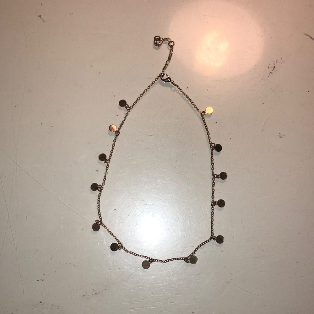 Gold Circle Necklace